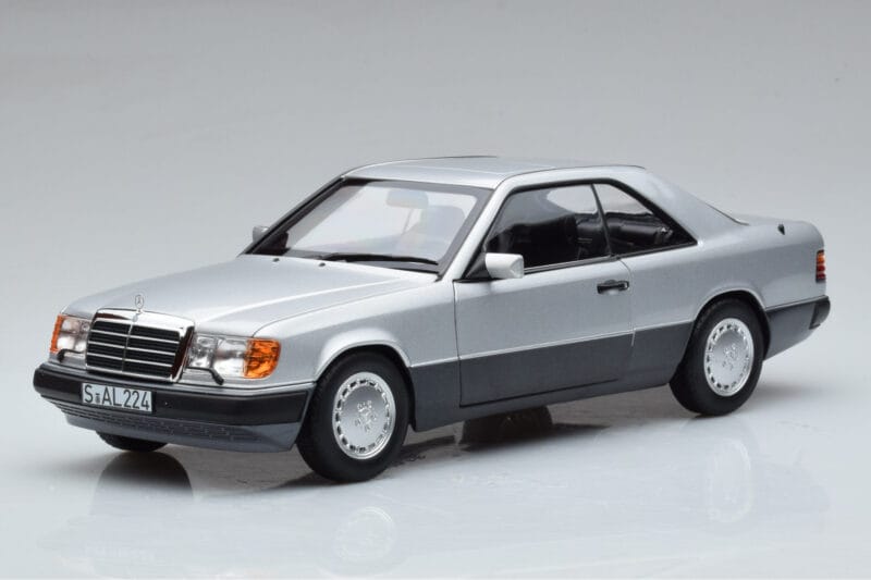 Mercedes 300 CE-24 C124 Coupé Hõbedane Norev 1:18