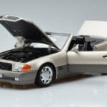 Mercedes 500 SL R129 Suitsuhõbedane Norev 1:18