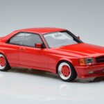 Mercedes 560 SEC W126 Widebody Punane Otto 1:18