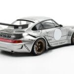 Porsche 911 993 RWB Silver Phantom Aasia Eriväljaanne GT Spirit 1:18