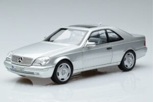 Mercedes CL600 C140 Hõbedane Metallik Norev 1:18 183446 Metall