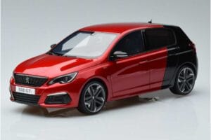 Peugeot 308 T9 GTI Punane Otto 1:18 OT368 Vaik