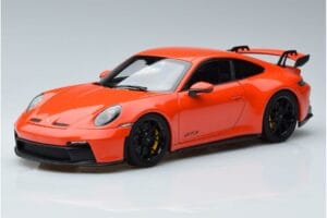 Porsche 911 992 GT3 Coupe Oranž Norev 1:18 187300 Metall