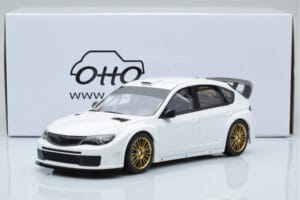 Subaru Impreza WRX STI R205 Kohandatud Osadega Valge Otto 1:18 OT1037 Vaik - pilt 6/6