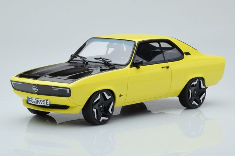 Opel Manta GSE Elektromod Kollane Otto 1:18