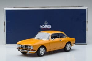 Alfa Romeo 1750 GTV Kollane Norev 1:18 187910 Metall - pilt 7/7