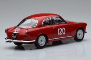 Alfa Romeo Giulietta SV #120 Mille Miglia 1956 Kyosho 1:18 08957A Metall - pilt 3/9