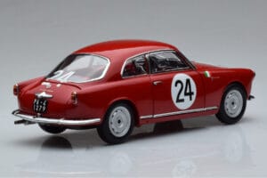 Alfa Romeo Giulietta SV #24 Targa Florio 1958 Kyosho 1:18 08957B Metall - pilt 3/9