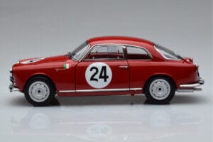 Alfa Romeo Giulietta SV #24 Targa Florio 1958 Kyosho 1:18 08957B Metall - pilt 4/9