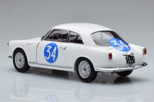 Alfa Romeo Giulietta SV #34 Targa Florio 1960 Kyosho 1:18 08957C Metall - pilt 6/9