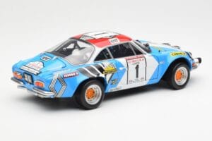 Alpine A110 1600S #1 Nicolas / Vial Winner Tour de Corse 1973 Kyosho 1:18 08485A Metall - pilt 3/8