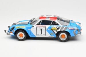 Alpine A110 1600S #1 Nicolas / Vial Winner Tour de Corse 1973 Kyosho 1:18 08485A Metall - pilt 4/8