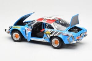 Alpine A110 1600S #1 Nicolas / Vial Winner Tour de Corse 1973 Kyosho 1:18 08485A Metall - pilt 5/8