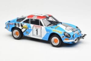 Alpine A110 1600S #1 Nicolas / Vial Winner Tour de Corse 1973 Kyosho 1:18 08485A Metall - pilt 6/8
