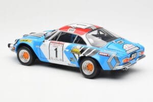 Alpine A110 1600S #1 Nicolas / Vial Winner Tour de Corse 1973 Kyosho 1:18 08485A Metall - pilt 7/8