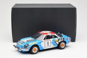 Alpine A110 1600S #1 Nicolas / Vial Winner Tour de Corse 1973 Kyosho 1:18 08485A Metall - pilt 8/8