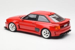 Audi 80 B4 Coupe Prior Design RS2 Punane Otto 1:18 OT1068 Vaik - pilt 5/6