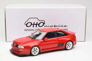 Audi 80 B4 Coupe Prior Design RS2 Punane Otto 1:18 OT1068 Vaik - pilt 6/6