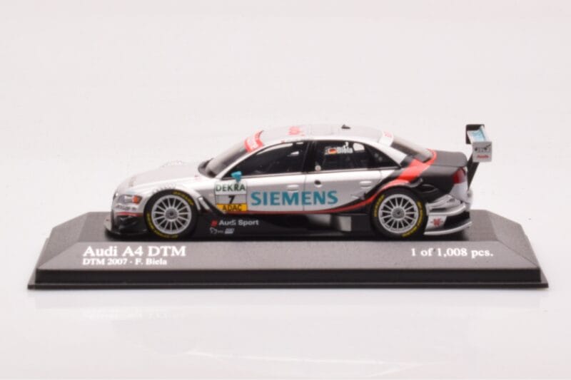 Audi A4 B7 DTM Team Audi Sport Abt #7 F. Biela DTM 2007 Minichamps 1:43