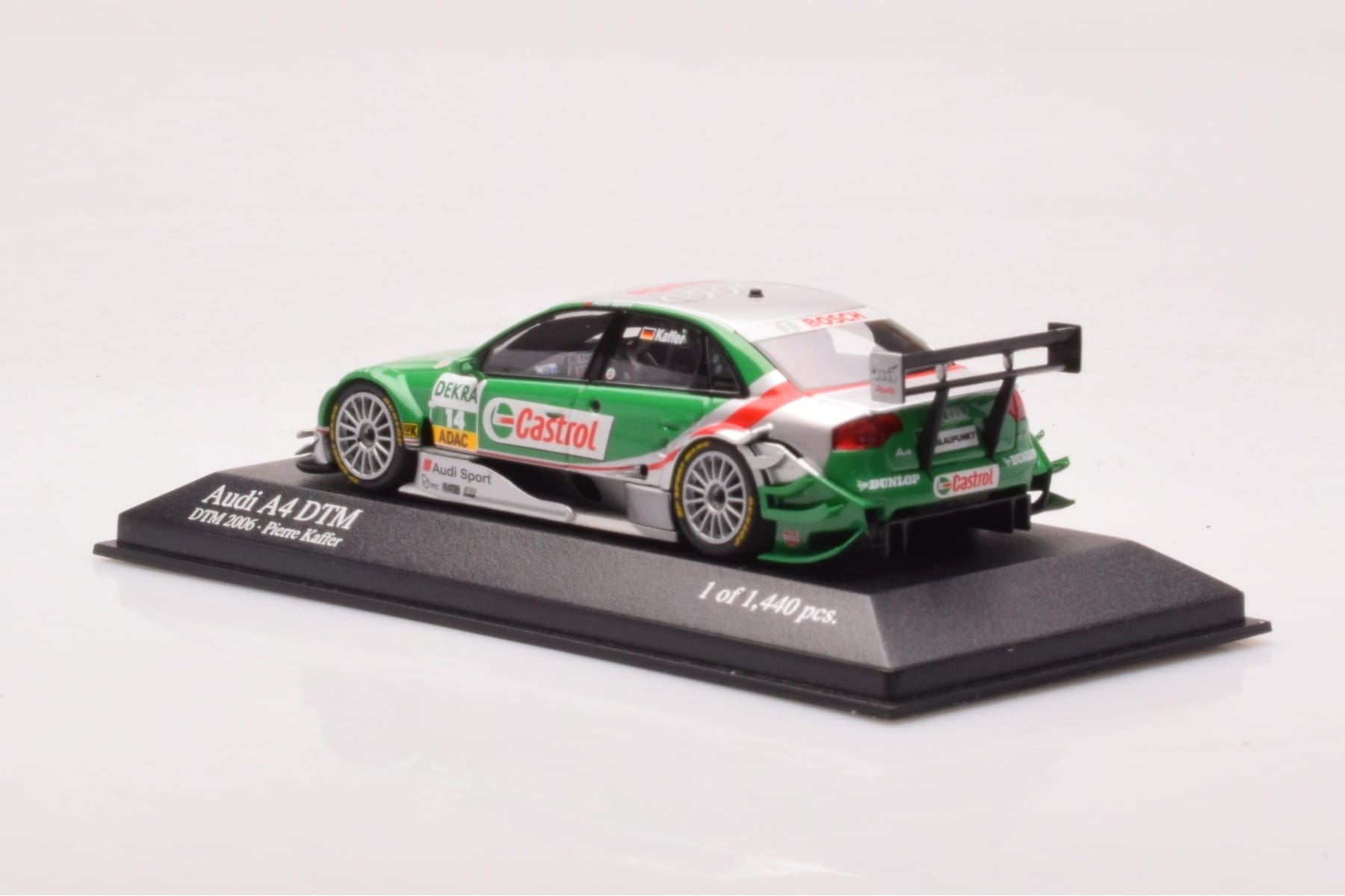 Audi A4 B7 DTM Team Phoenix #14 F. Kaffer DTM 2006 Minichamps 1:43 400061514 Metall - pilt 3/4