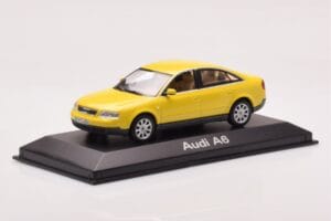 Audi A6 C5 Kollane Minichamps 1:43 IND47004 Metall - pilt 2/4