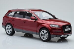 Audi Q7 4L Granaatpunane Kyosho 1:18 09222R Metall - pilt 6/8