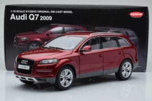 Audi Q7 4L Granaatpunane Kyosho 1:18 09222R Metall - pilt 8/8