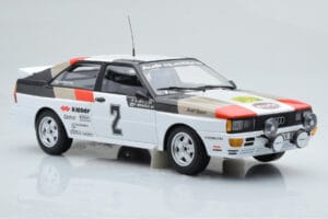Audi Quattro Audi Sport #1 H. Mikkola / A. Hertz Winners International Swedish Rally 1981 Minichamps 1:18 155811102 Metall - pilt 4/6