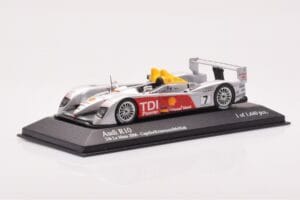 Audi R10 TDI LMP1 #7 R. Capello / T. Kristensen / A. McNish 24 Hours of Le Mans 2006 Minichamps 1:43 400061607 Metall - pilt 2/4
