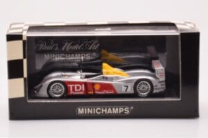 Audi R10 TDI LMP1 #7 R. Capello / T. Kristensen / A. McNish 24 Hours of Le Mans 2006 Minichamps 1:43 400061607 Metall - pilt 4/4
