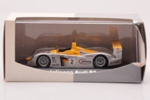 Audi R8 Infineon #2 Winner ALMS Petit Le Mans 2002 Minichamps 1:43 400021382 Metall - pilt 4/4