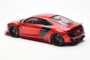 Audi R8 4S Liberty Walk Candy Punane GT Spirit 1:18 GT892 Vaik - pilt 5/6