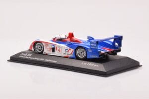 Audi R8 #4 M. Ortelli / J-M. Gounon 1000km Spa 2005 Minichamps 1:43 400051304 Metall - pilt 3/4