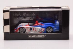 Audi R8 #4 M. Ortelli / J-M. Gounon 1000km Spa 2005 Minichamps 1:43 400051304 Metall - pilt 4/4