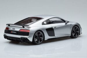 Audi R8 Performance Hõbedane Kengfai 1:18 VAKF-0354 Metall - pilt 3/10