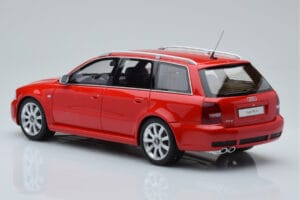 Audi RS4 B5 Avant Punane Otto 1:18 OT1026B Vaik - pilt 5/6