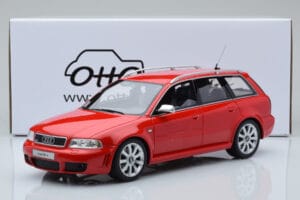 Audi RS4 B5 Avant Punane Otto 1:18 OT1026B Vaik - pilt 6/6