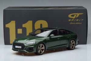 Audi RS5 B9 Sportback Sonoma Roheline Asia Edition GT Spirit 1:18 CLDC018 Vaik - pilt 6/6
