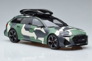 Audi RS6 C8 Avant Kamuflaaž With Roof Top Asia Edition GT Spirit 1:18 CLDC014 Vaik - pilt 4/6