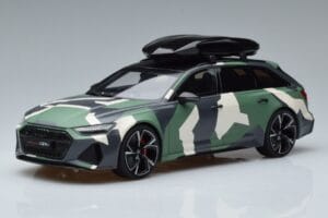 Audi RS6 C8 Avant Kamuflaaž With Roof Top Asia Edition GT Spirit 1:18 CLDC014 Vaik