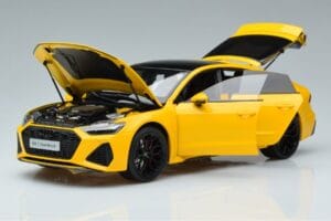 Audi RS7 C8 Sportback Kollane Vossen Rims Piiratud Väljaanne Kengfai 1:18 VAKF-0335 Metall - pilt 2/8