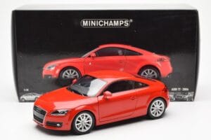 Audi TT 8J Punane Metallic Minichamps 1:18 100015021 Metall - pilt 8/8