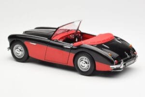 Austin-Healey 3000 Mk I Spider Must Punane Kyosho 1:18 08141KR Metall - pilt 7/8