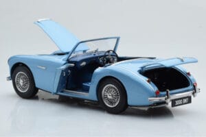 Austin-Healey 3000 Mk1 BN7 Sinine Kyosho 1:18 08149HBL Metall - pilt 3/8