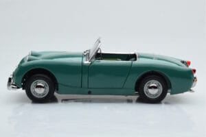 Austin-Healey Sprite Roheline Kyosho 1:18 08953LG Metall - pilt 5/8