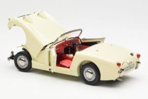Austin-Healey Sprite Mk I Open Old English Valge Kyosho 1:18 08953EW Metall - pilt 5/8