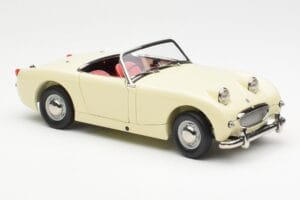 Austin-Healey Sprite Mk I Open Old English Valge Kyosho 1:18 08953EW Metall - pilt 6/8