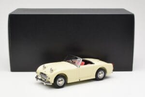 Austin-Healey Sprite Mk I Open Old English Valge Kyosho 1:18 08953EW Metall - pilt 8/8