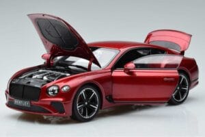 Bentley Continental GT Candy Punane Norev 1:18 182788 Metall - pilt 2/7