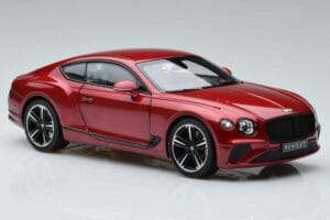 Bentley Continental GT Candy Punane Norev 1:18 182788 Metall - pilt 5/7